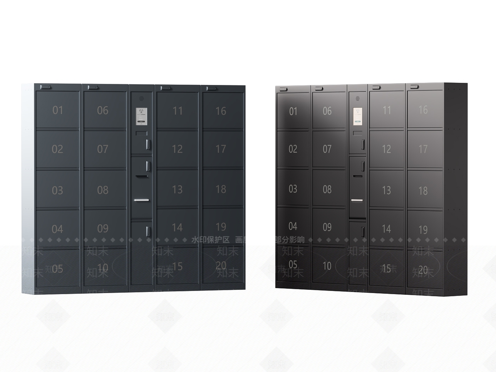 快递柜3D模型下载【ID:1162133520】