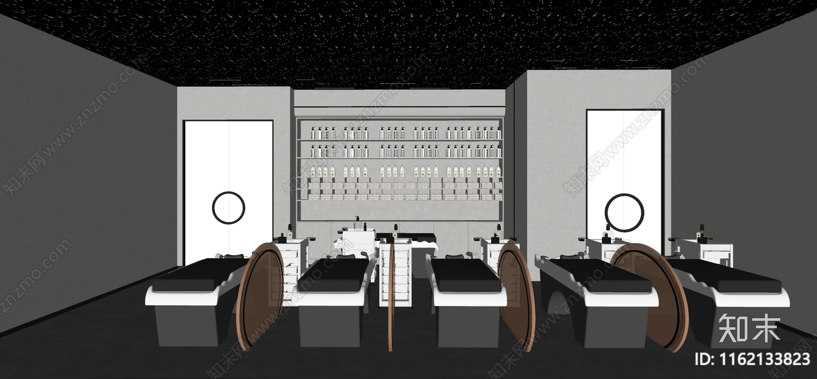 现代理发店洗头区SU模型下载【ID:1162133823】