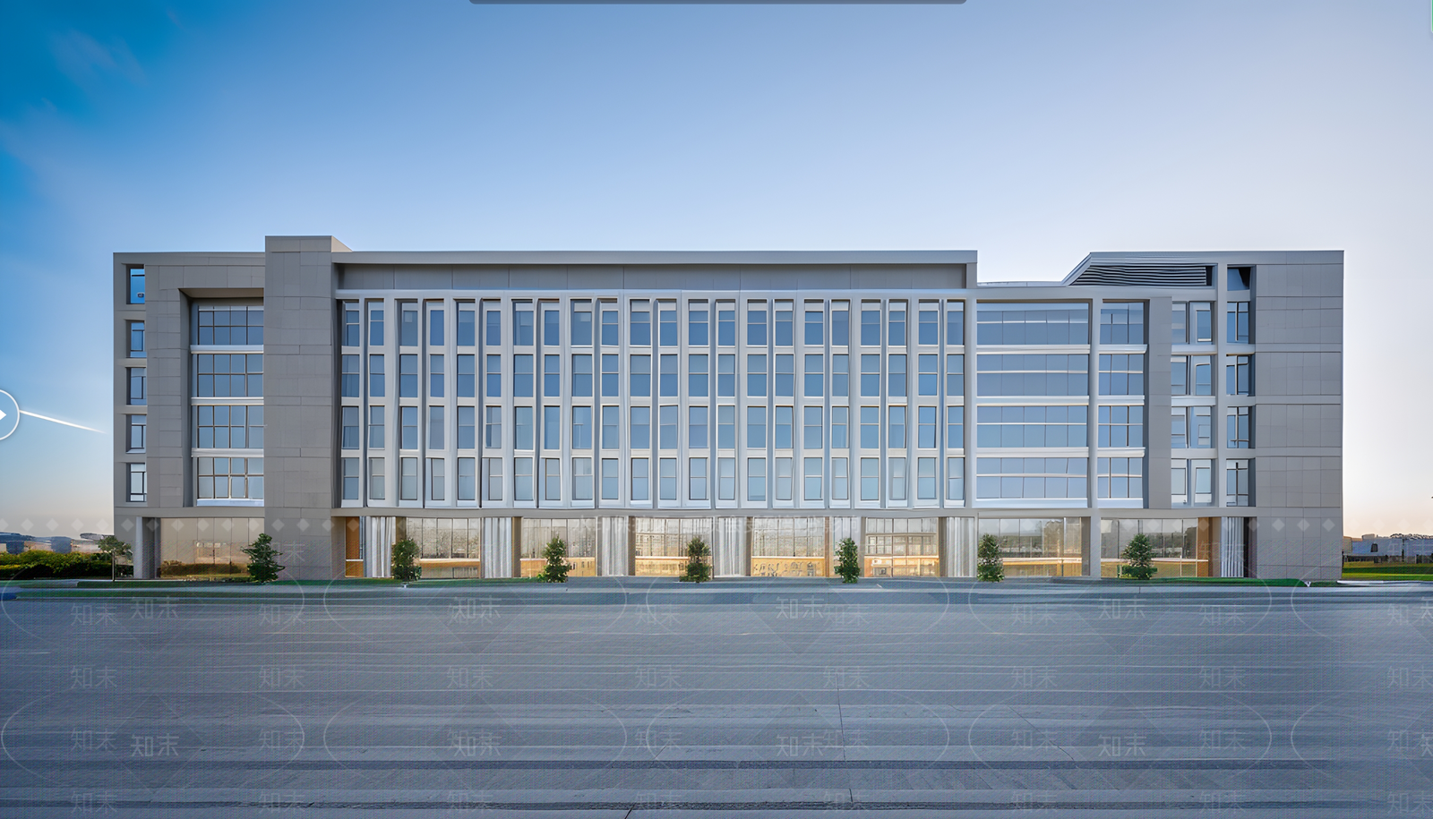 河北工业大学行政楼SU模型下载【ID:1162135963】