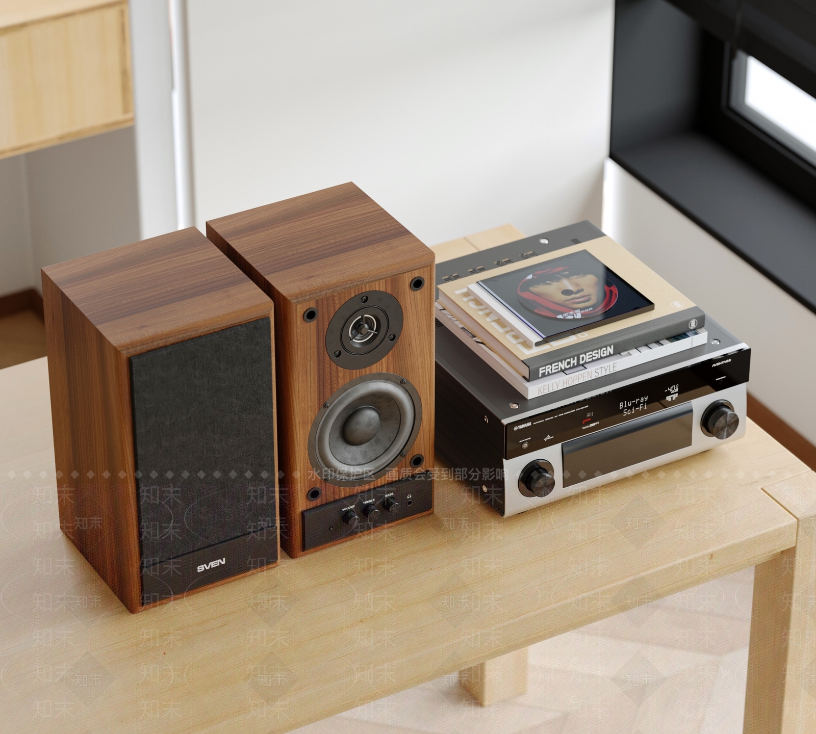 现代HIFI音响3D模型下载【ID:1162147252】