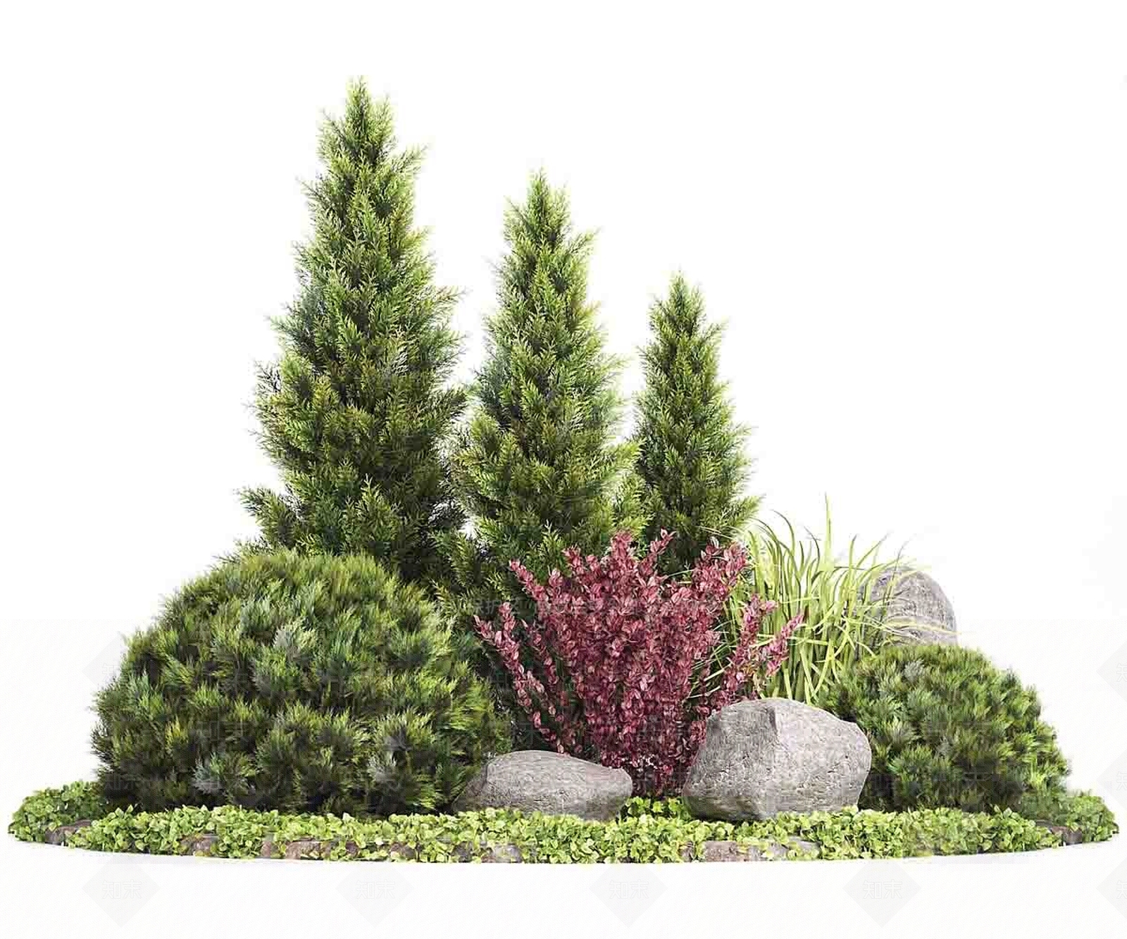 灌木3D模型下载【ID:1162147088】