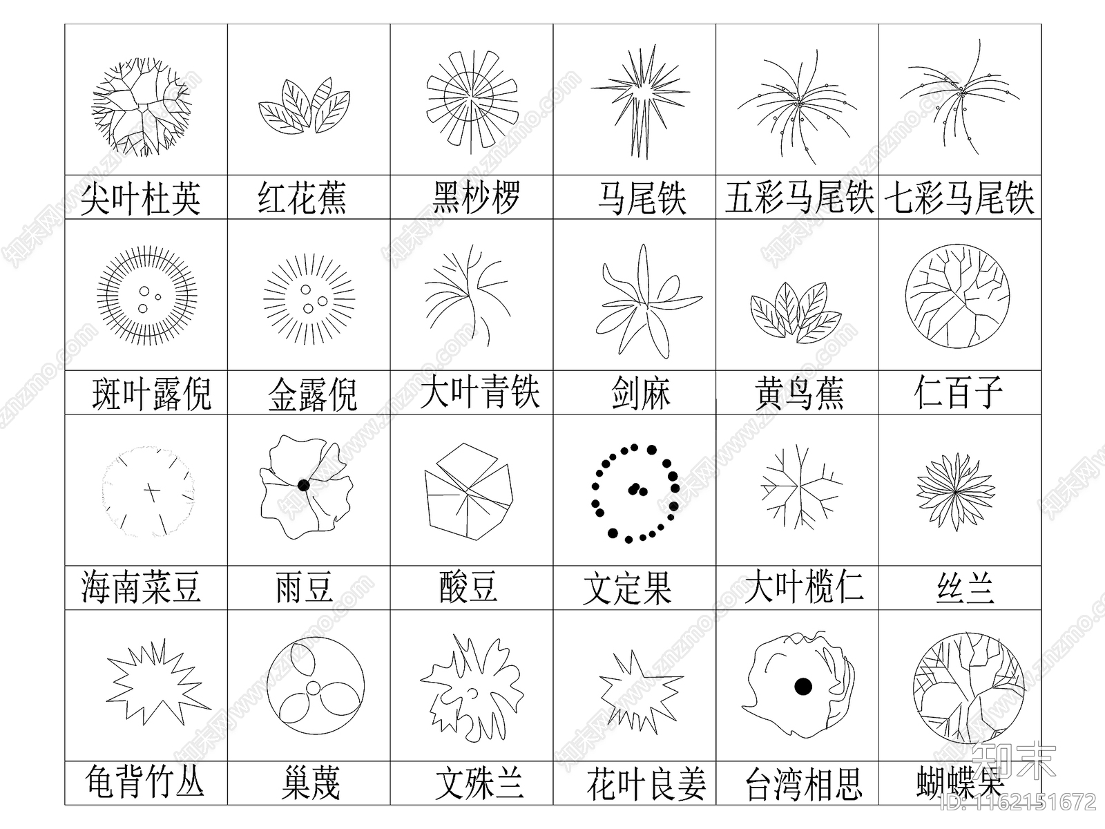 812款园林树木施工图下载【ID:1162151672】