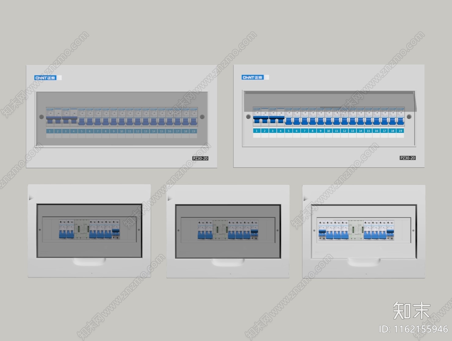 现代配电箱SU模型下载【ID:1162155946】