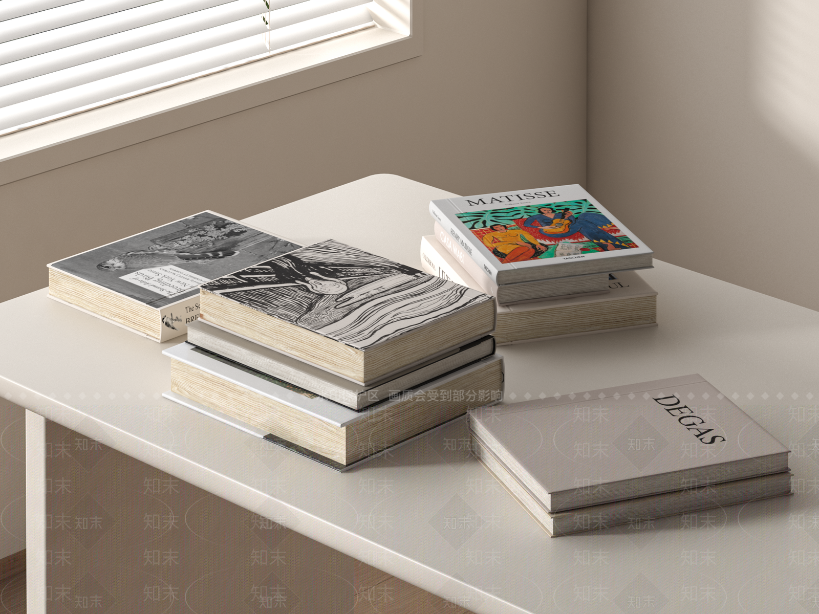 现代书籍3D模型下载【ID:1162157982】