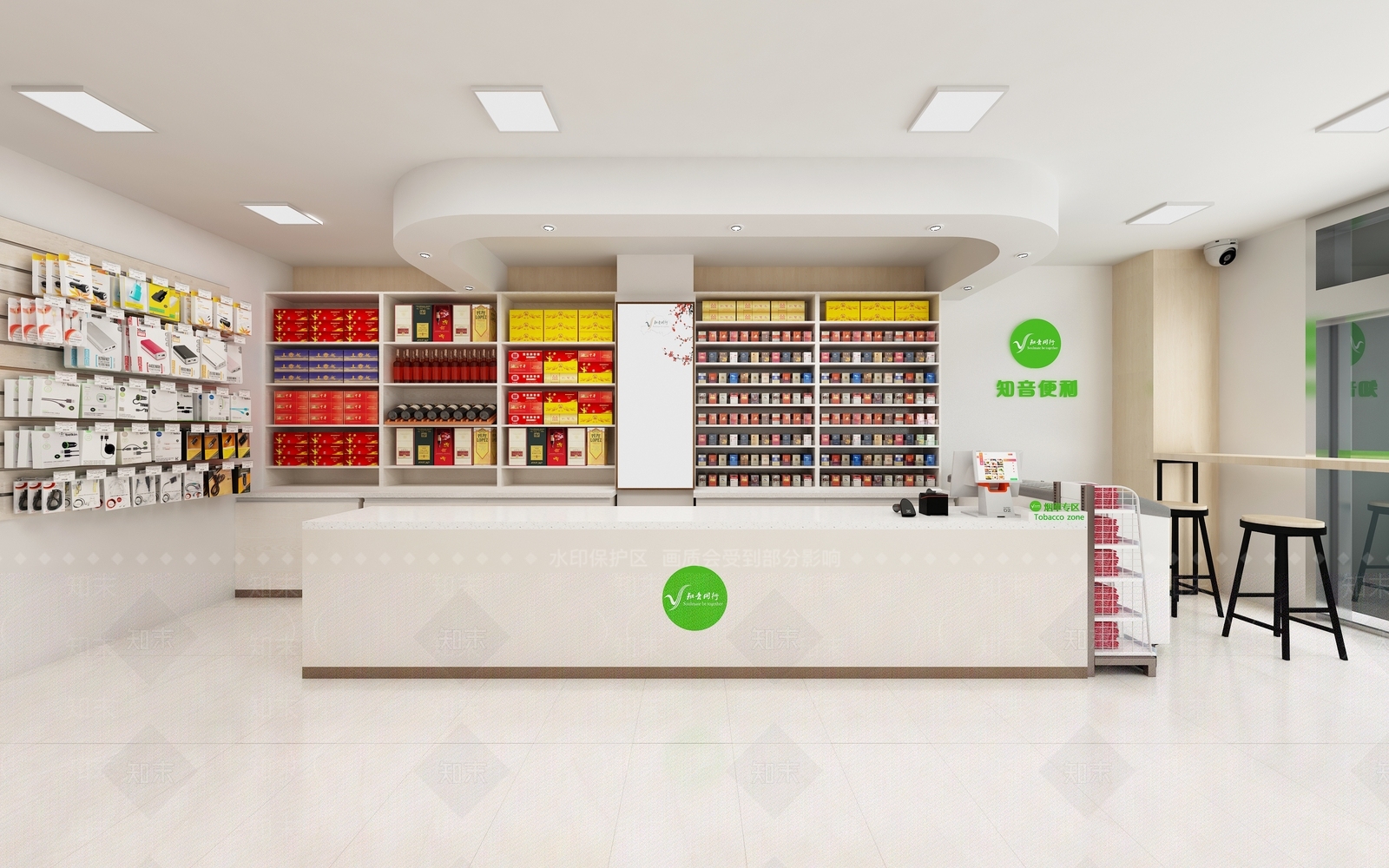 烟酒店3D模型下载【ID:1162160846】