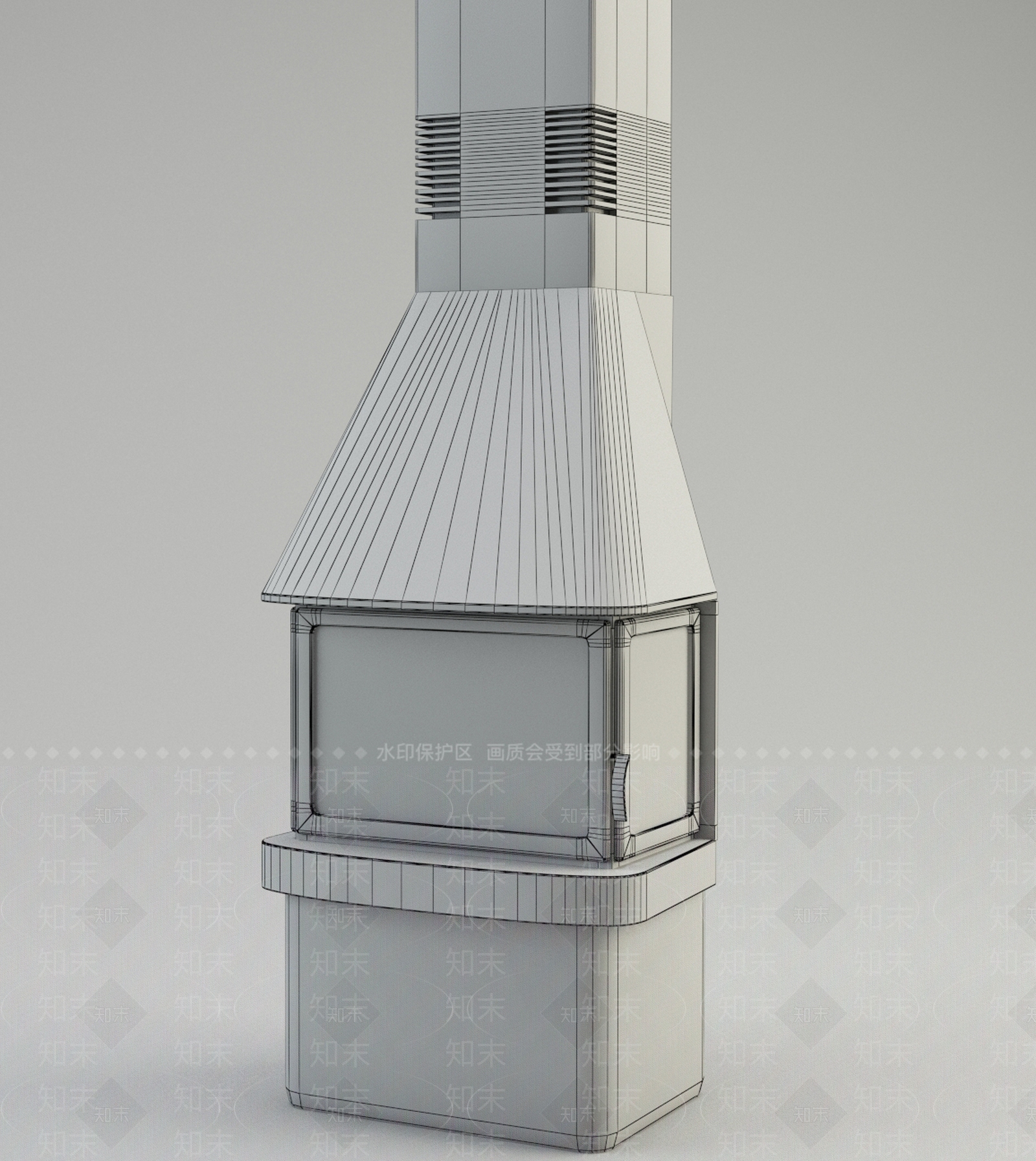 现代壁炉3D模型下载【ID:1162162964】