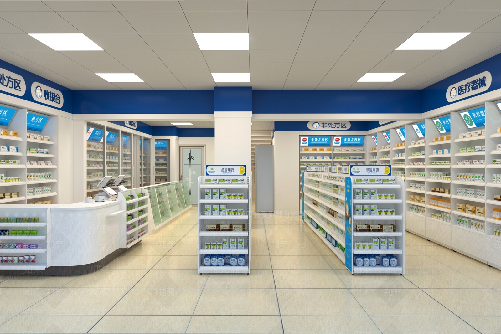 药店SU模型下载【ID:1162166096】
