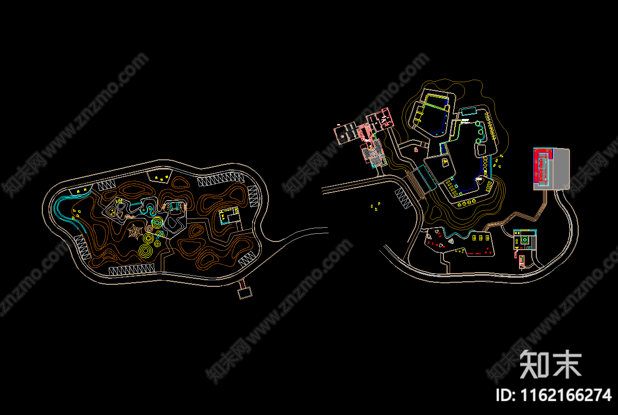 儿童活动区游泳池平面图施工图下载【ID:1162166274】