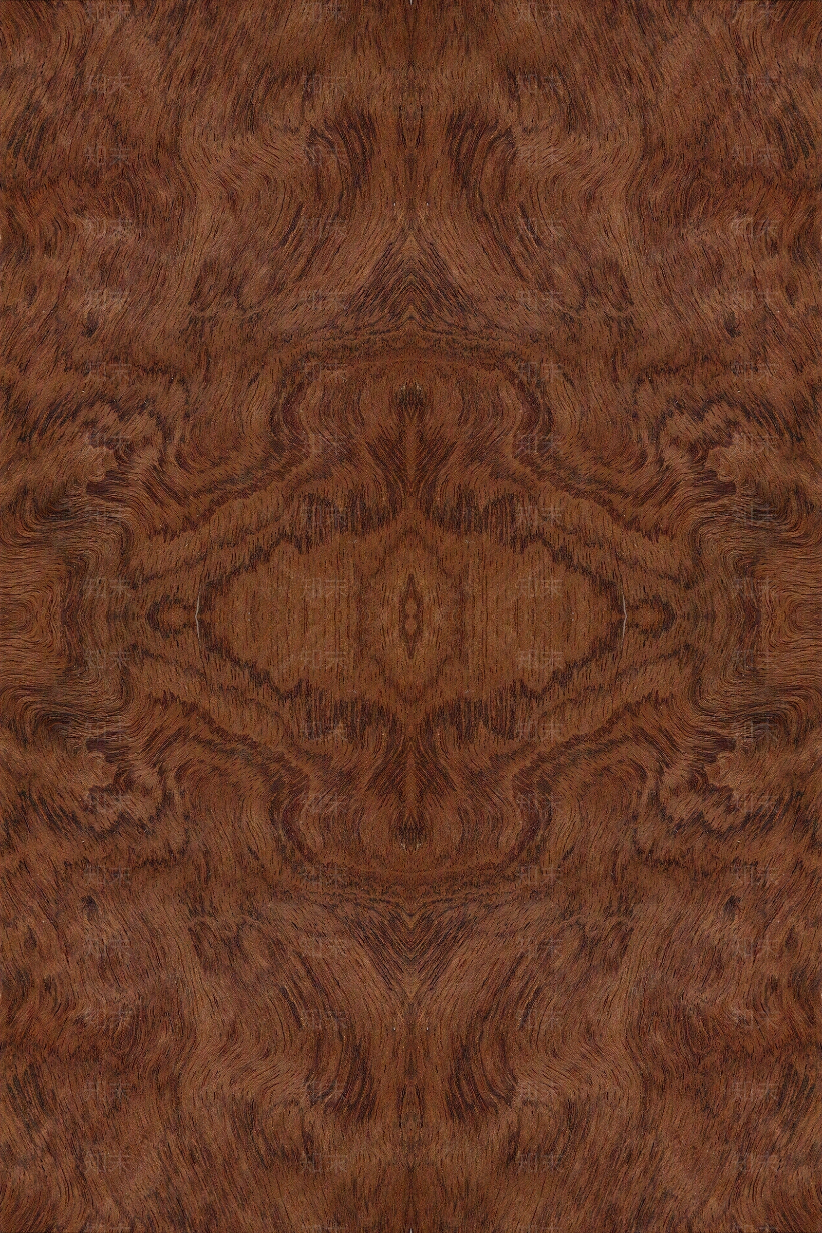 无缝连纹深棕色胡桃木饰面常用木纹贴图下载【ID:1162172456】