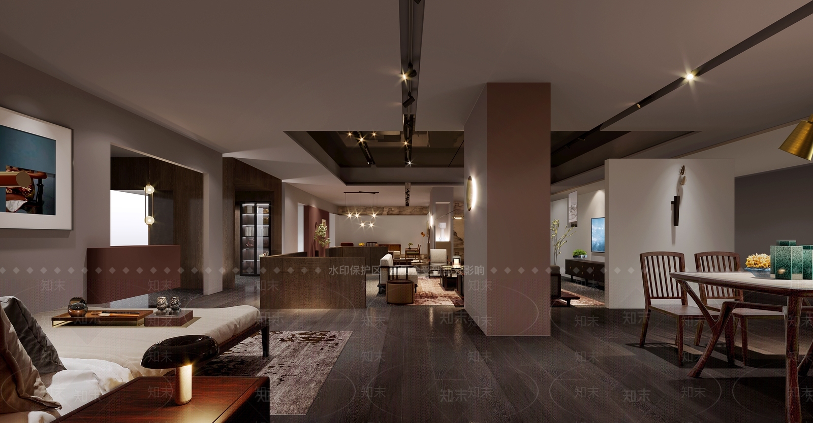 新中式品牌家具展厅3D模型下载【ID:1162183094】