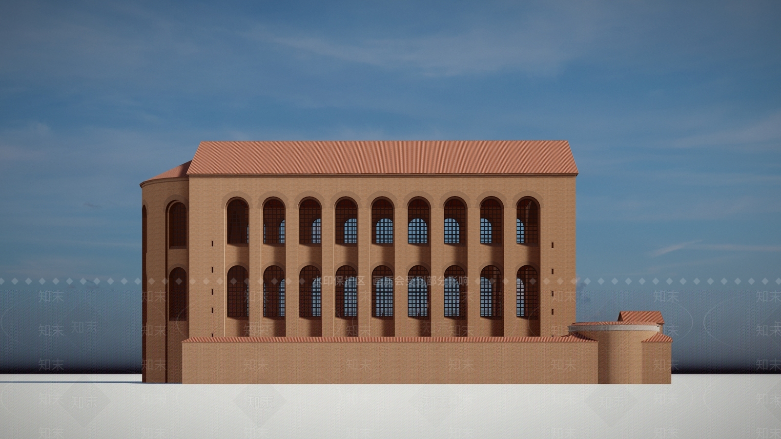 03欧洲古建筑教堂basilicaSU模型下载【ID:1162190788】