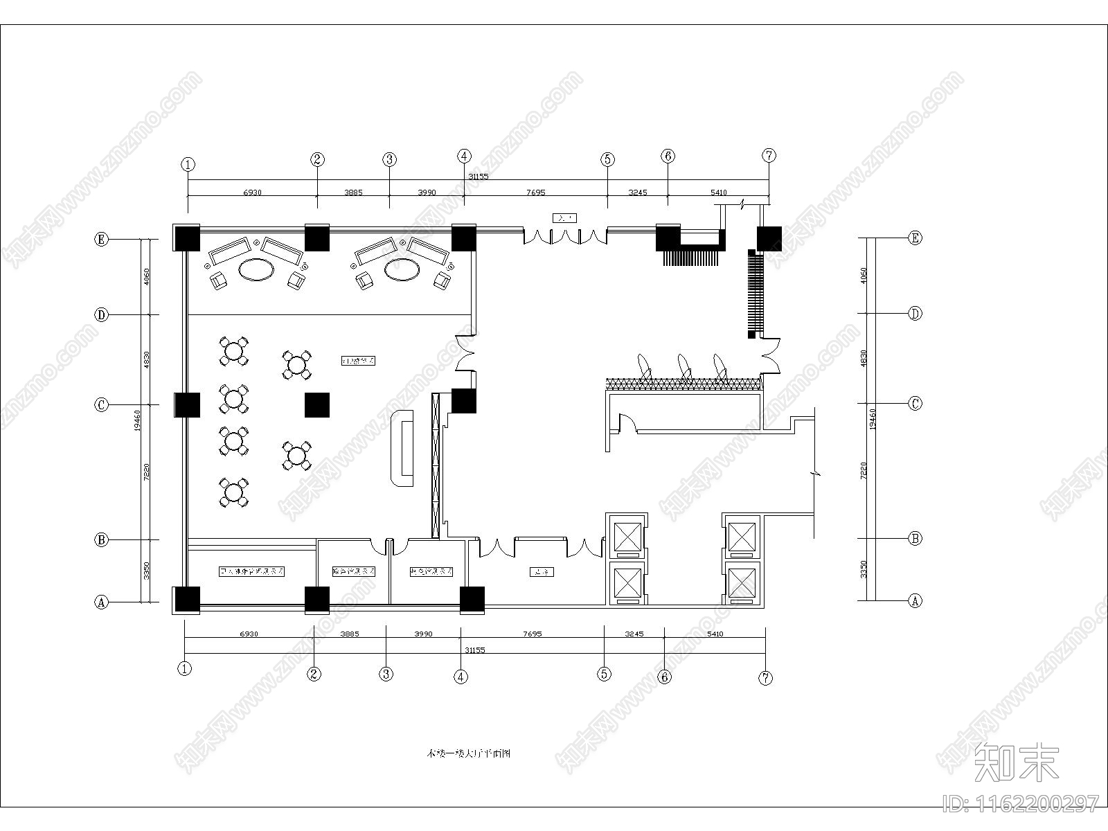 某品牌展示大cad施工图下载【ID:1162200297】