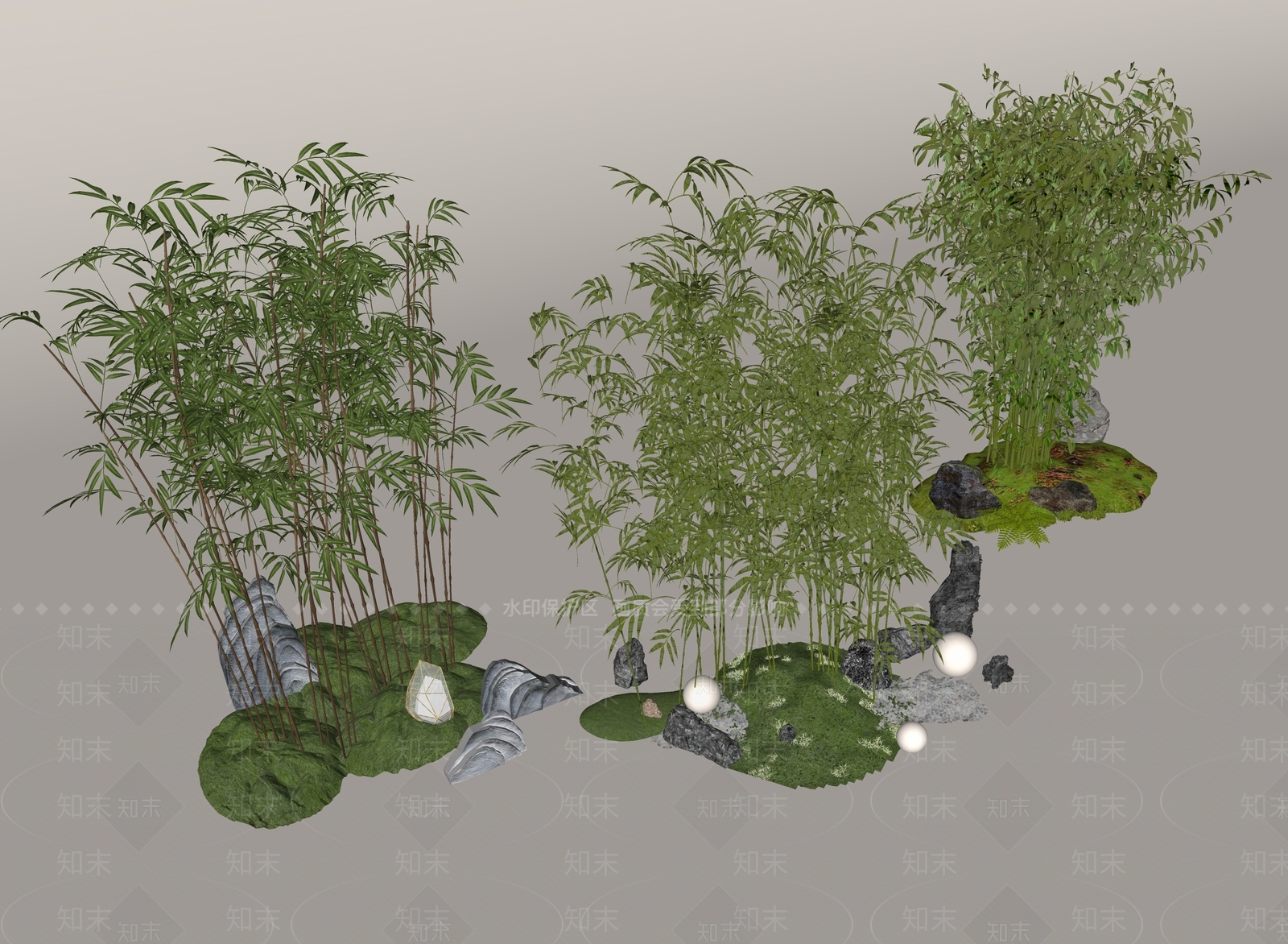竹子SU模型下载【ID:1162201554】