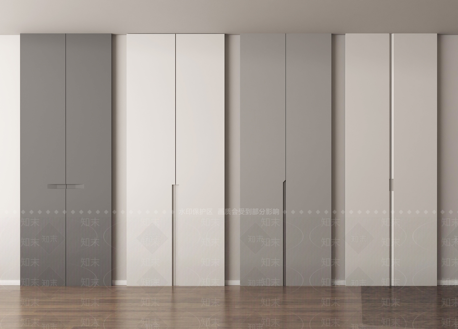 现代门板3D模型下载【ID:1162204695】