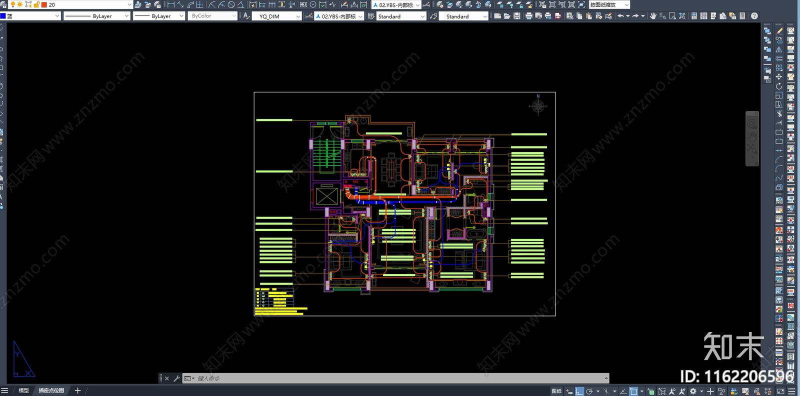 插座点位示意施工图下载【ID:1162206596】