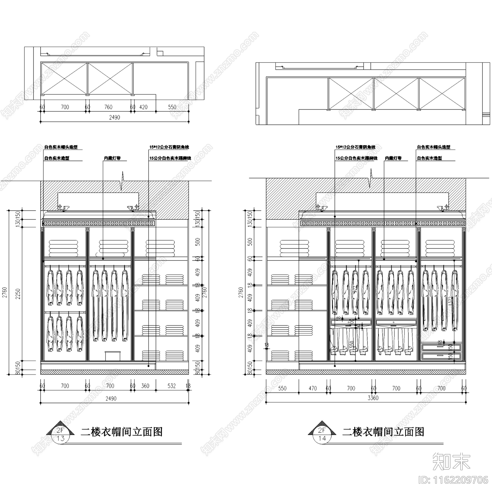 欧式奢华常熟润欣花园二层独栋别墅室内家装cad施工图下载【ID:1162209706】