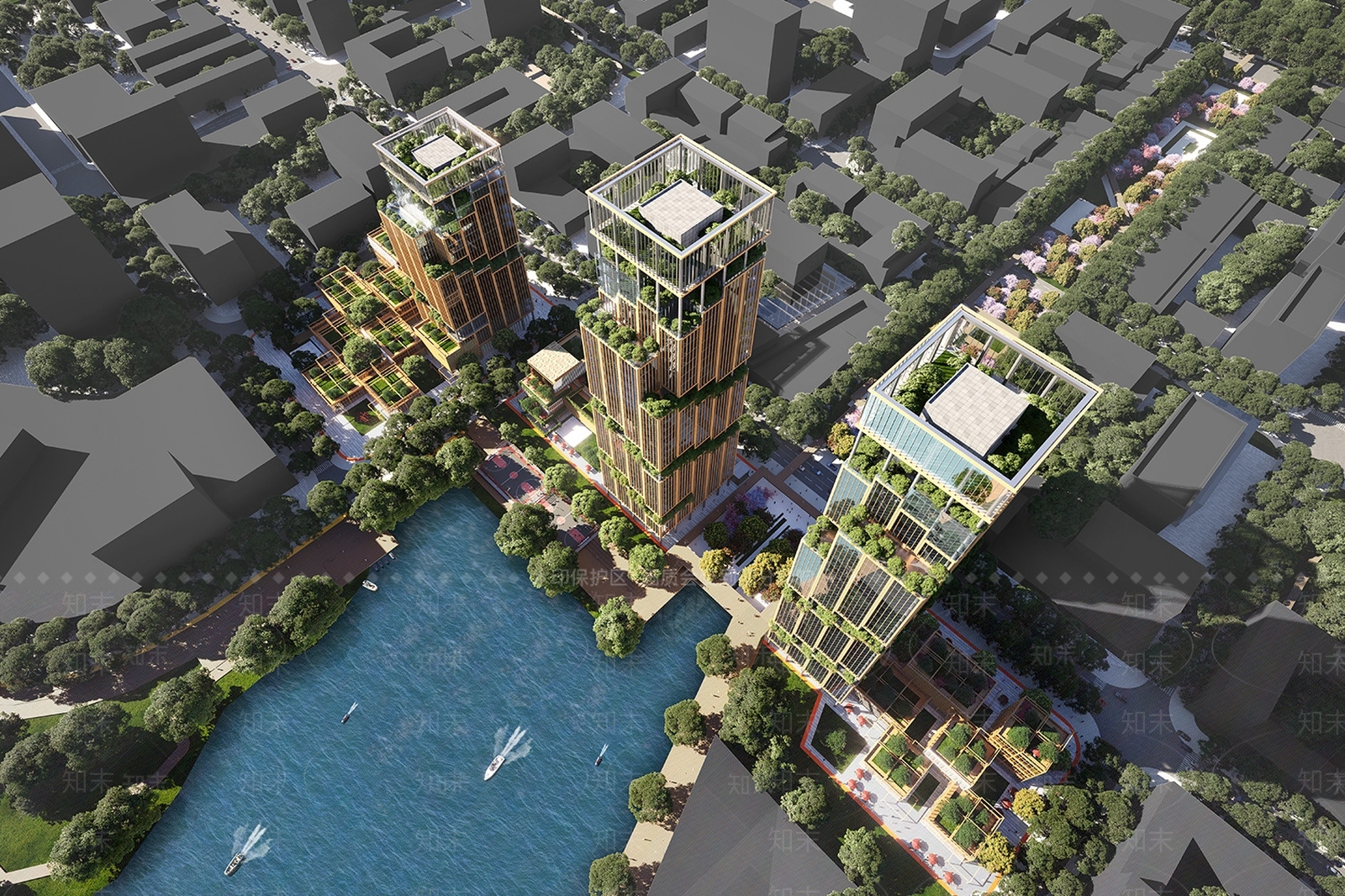 现代高层办公SU模型下载【ID:1162215247】