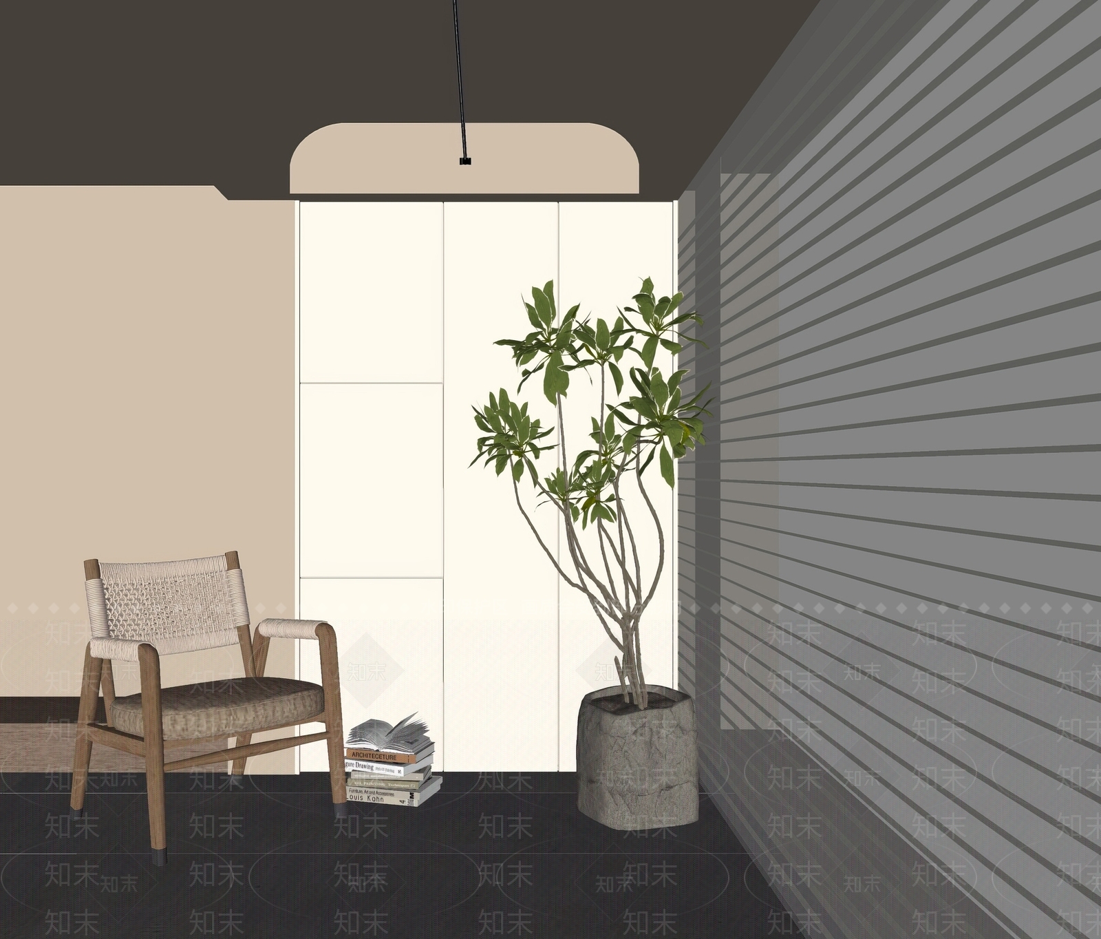 家居阳台SU模型下载【ID:1162225998】