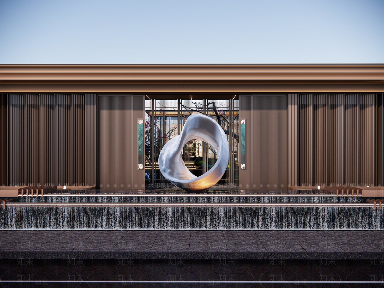 现代景观抽象艺术雕塑SU模型下载【ID:1162234713】