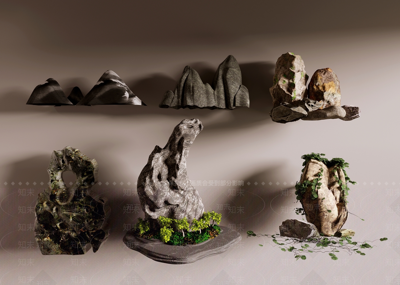 石头3D模型下载【ID:1162260006】