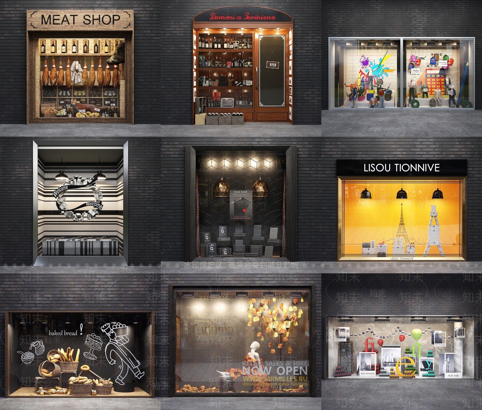 橱窗3D模型下载【ID:1162264411】