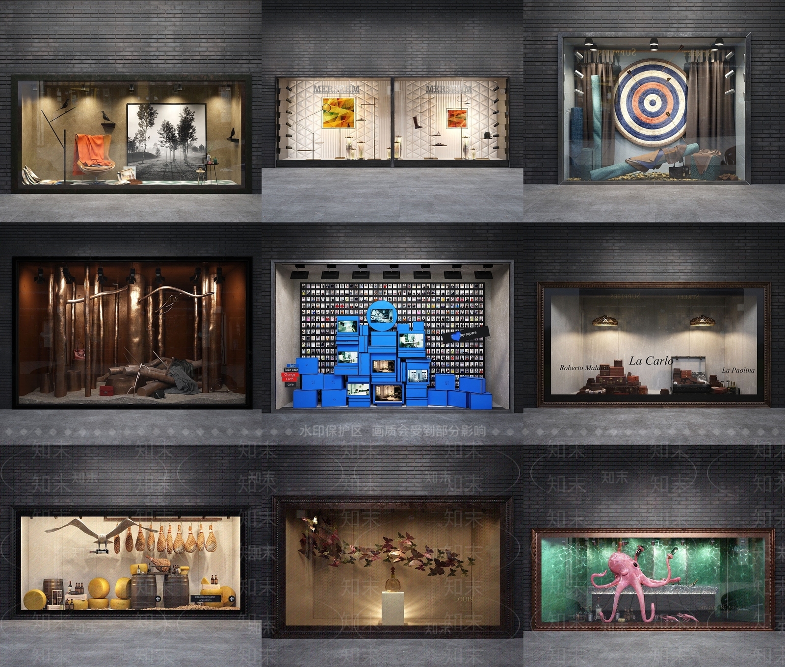 橱窗3D模型下载【ID:1162264872】