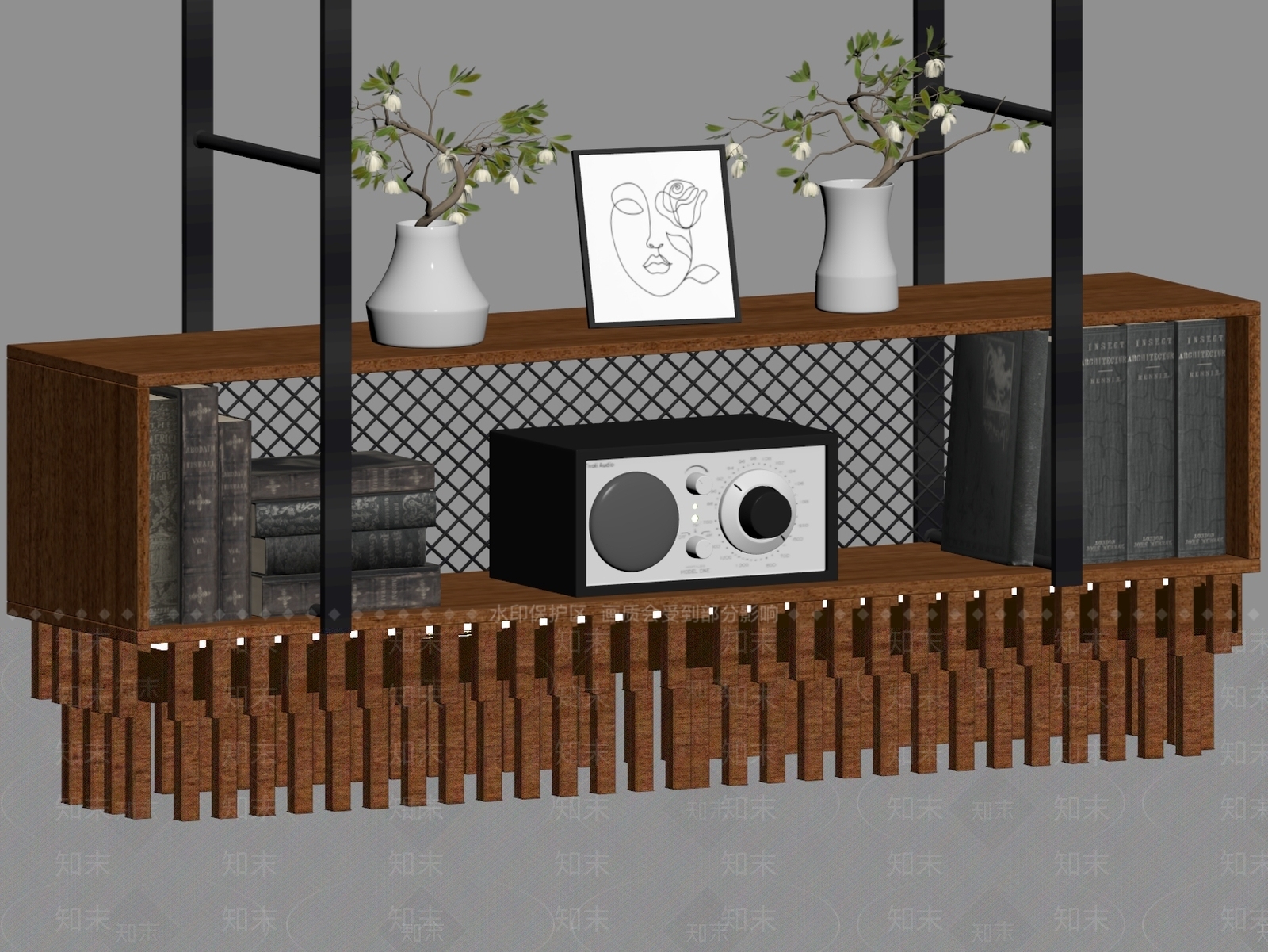 现代挂架SU模型下载【ID:1162265302】