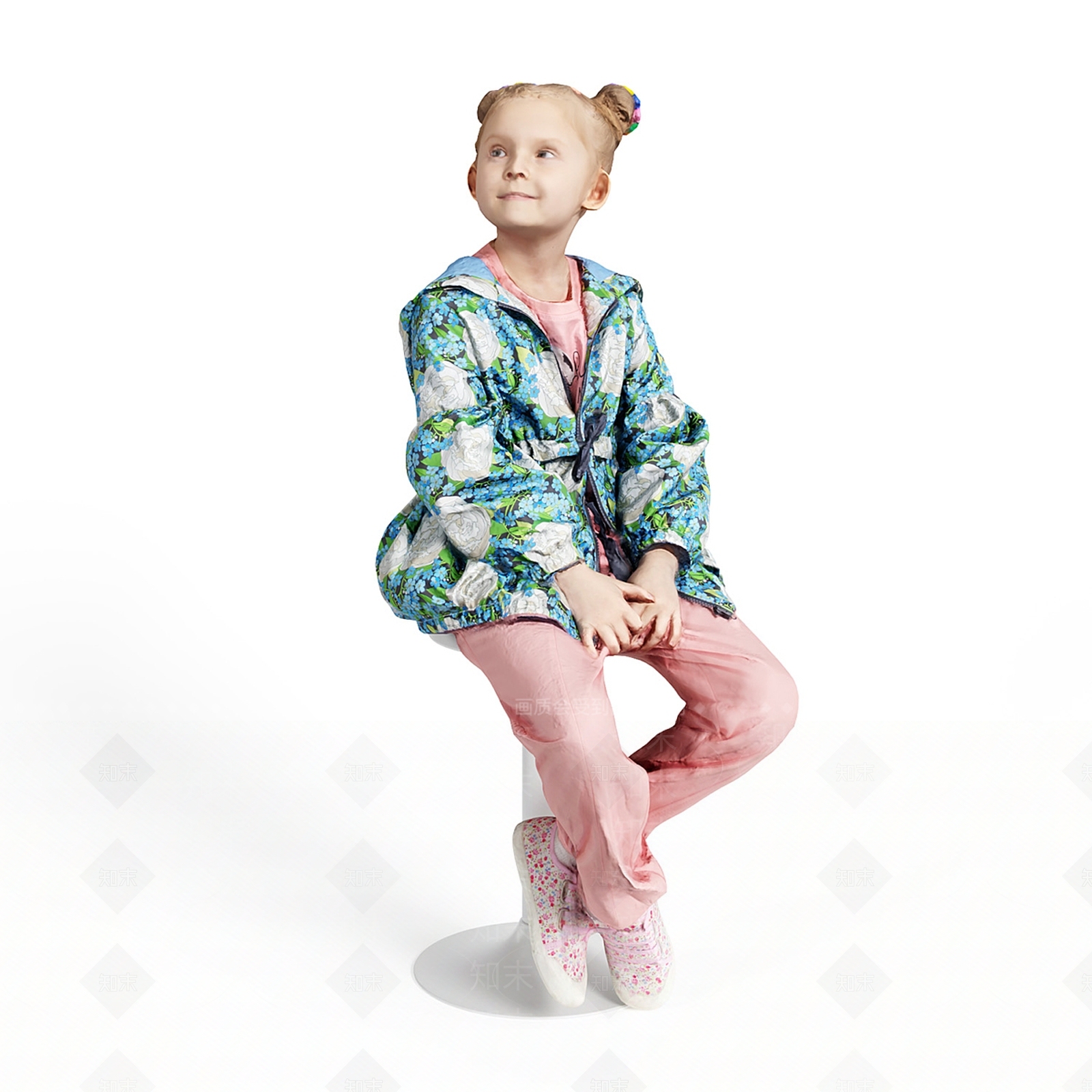 现代小孩3D模型下载【ID:1162286793】