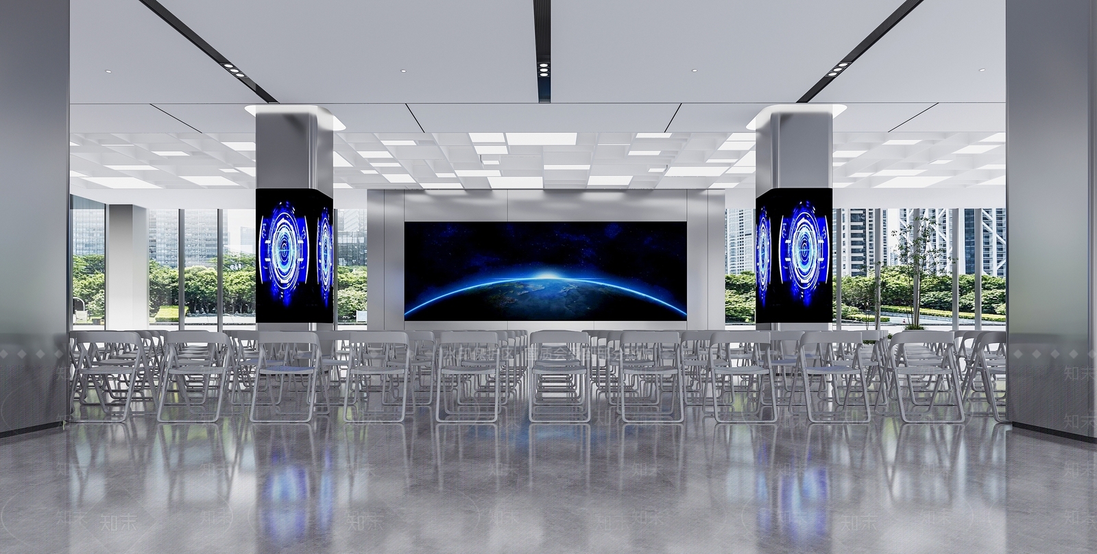 培训学校3D模型下载【ID:1162295519】