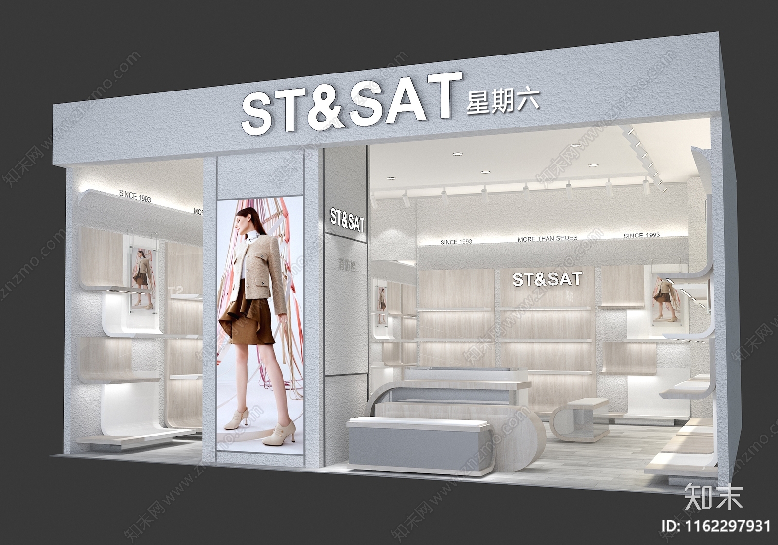 女鞋店服装店星期六3D模型下载【ID:1162297931】