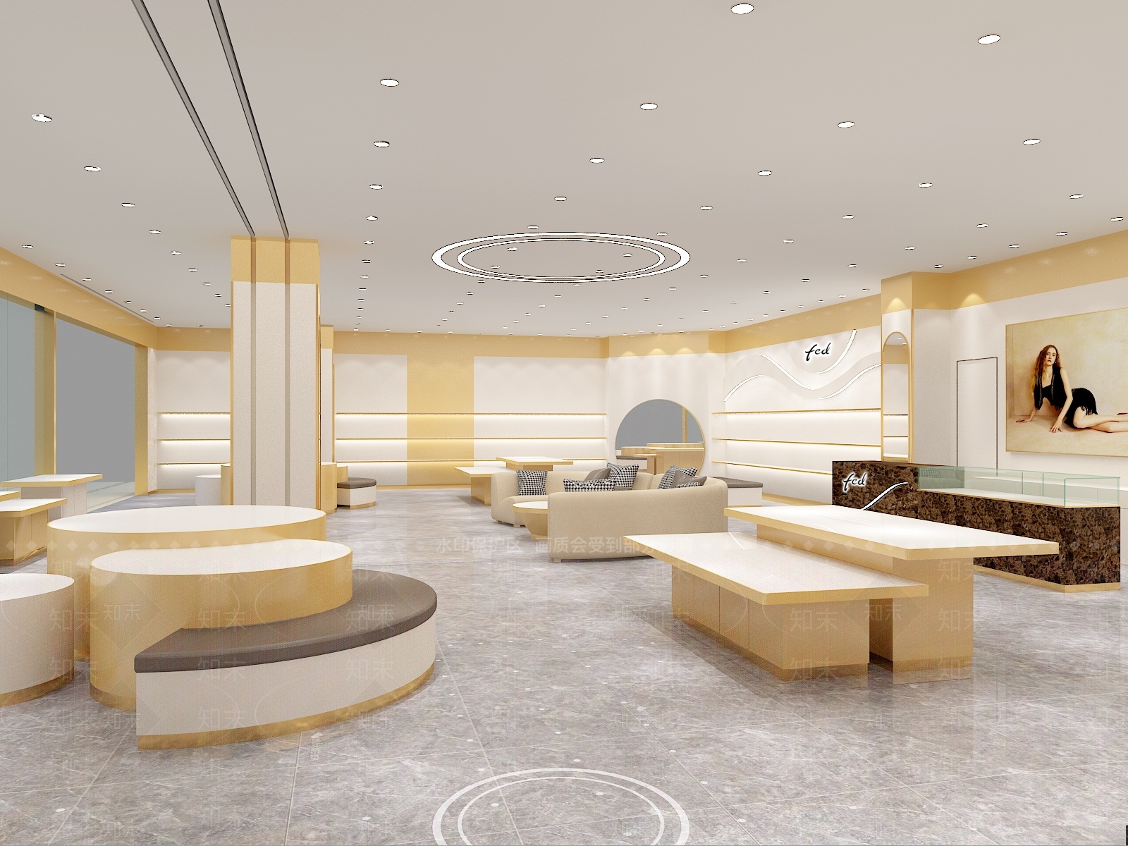 男鞋店女鞋店3D模型下载【ID:1162298603】
