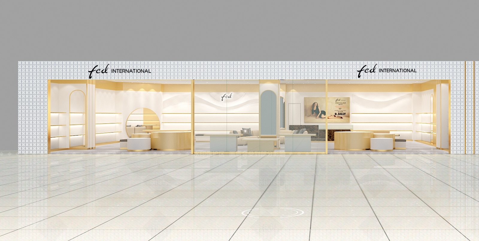 男鞋店女鞋店3D模型下载【ID:1162298603】