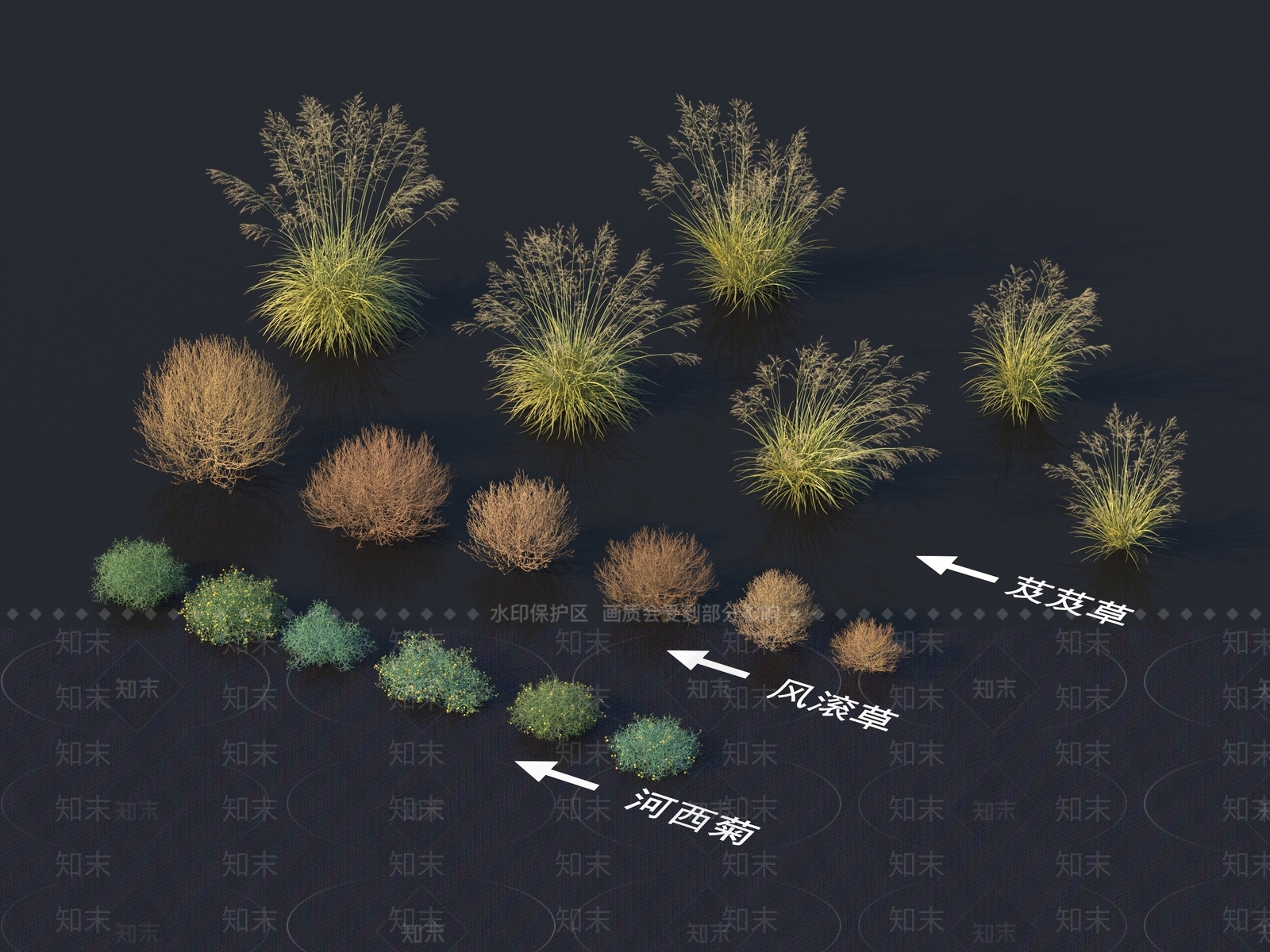 风滚草3D模型下载【ID:1162299617】