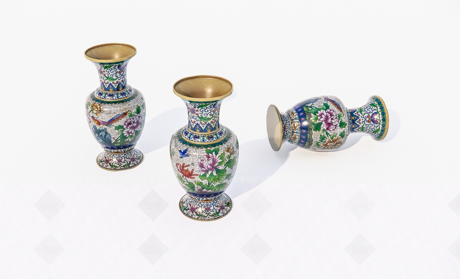 老旧陶瓷花瓶SU模型下载【ID:1162300213】