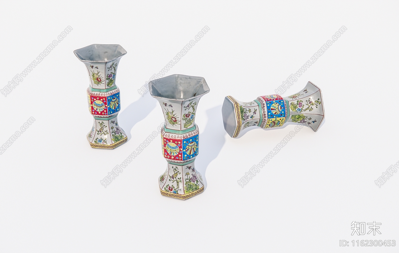 陶瓷瓶子SU模型下载【ID:1162300453】