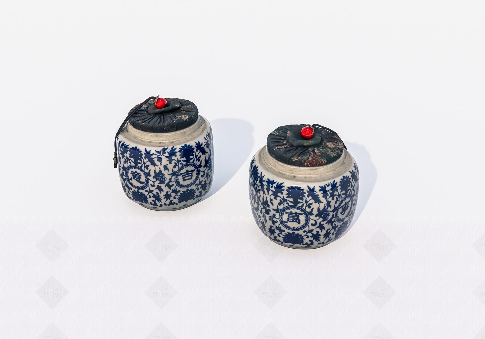 陶瓷罐子SU模型下载【ID:1162300972】