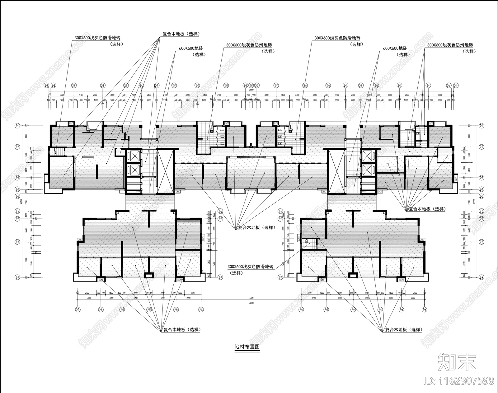 办公空间装修cad施工图下载【ID:1162307598】