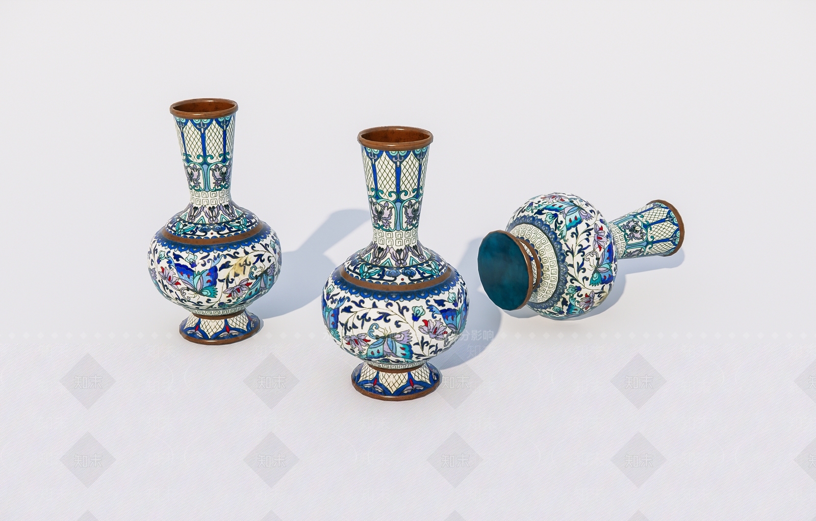 陶瓷瓶子SU模型下载【ID:1162306710】