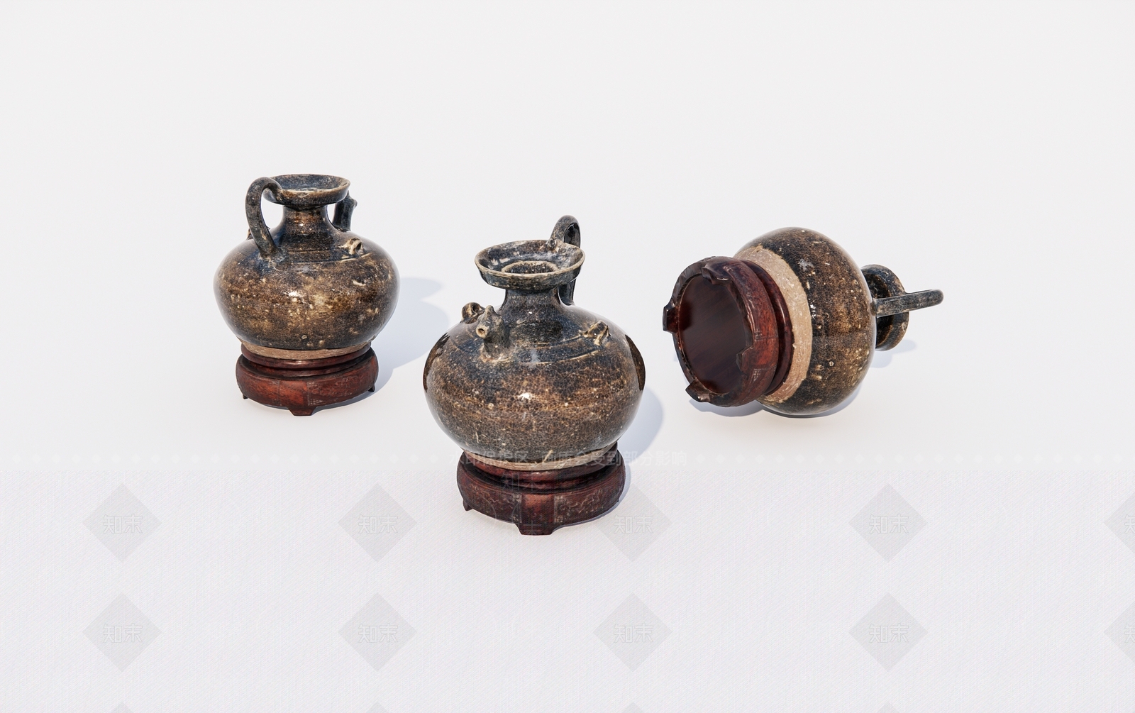 陶瓷罐子SU模型下载【ID:1162307191】