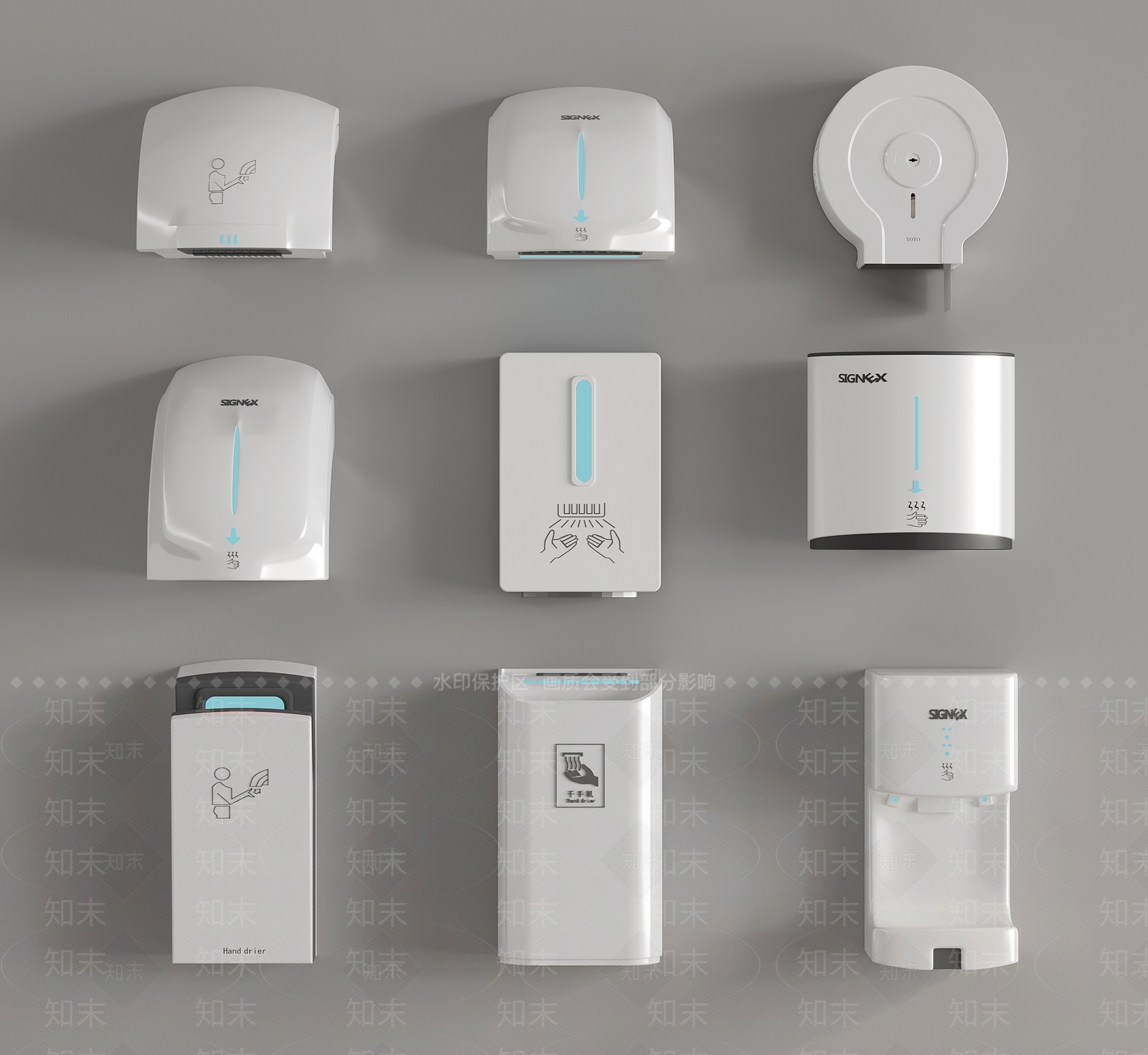 现代烘干机3D模型下载【ID:1162308113】