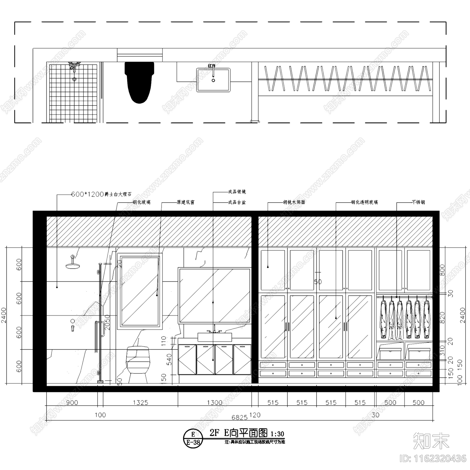 欧式三层别墅私宅室内家装cad施工图下载【ID:1162320436】