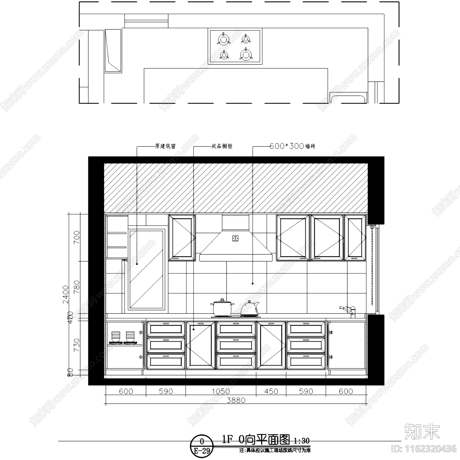 欧式三层别墅私宅室内家装cad施工图下载【ID:1162320436】