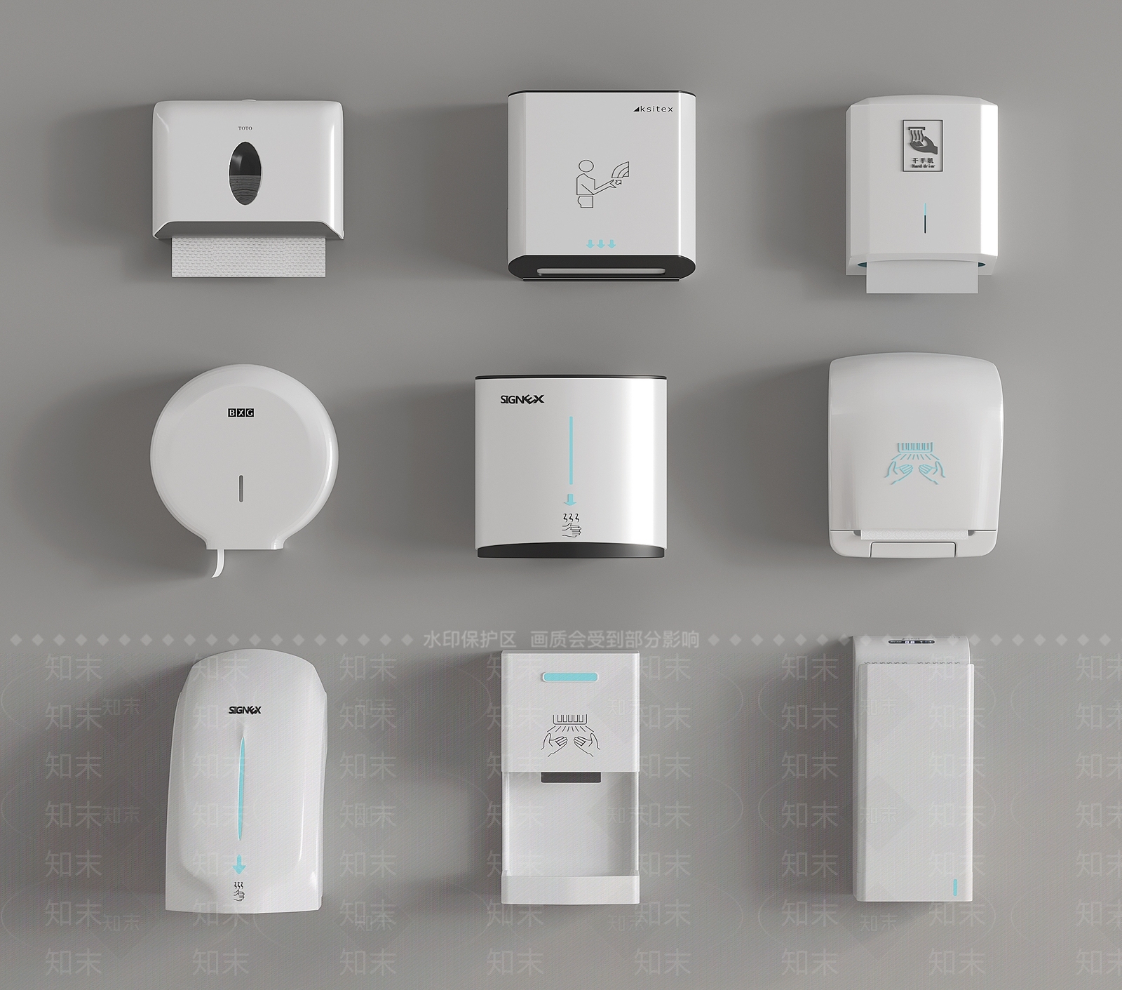 现代烘干机3D模型下载【ID:1162320785】