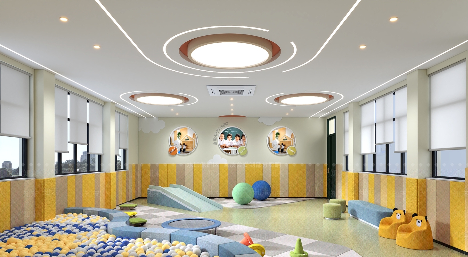学校心理教室3D模型下载【ID:1162322293】