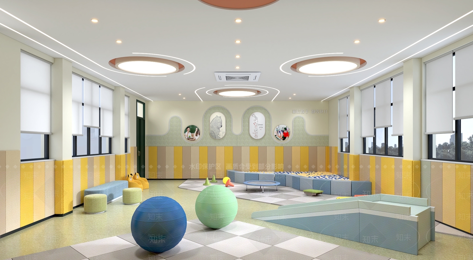 学校心理教室3D模型下载【ID:1162322293】
