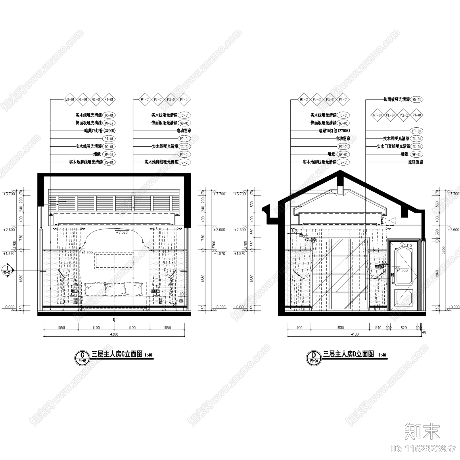 地中海风丰泰樟木头三层别墅室内家装cad施工图下载【ID:1162323957】