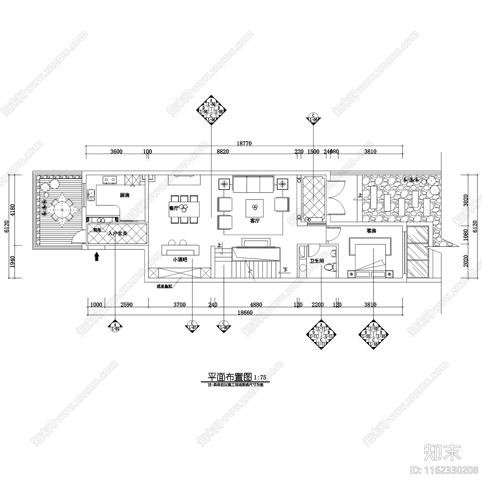 欧式二层别墅私宅室内家装cad施工图下载【ID:1162330208】