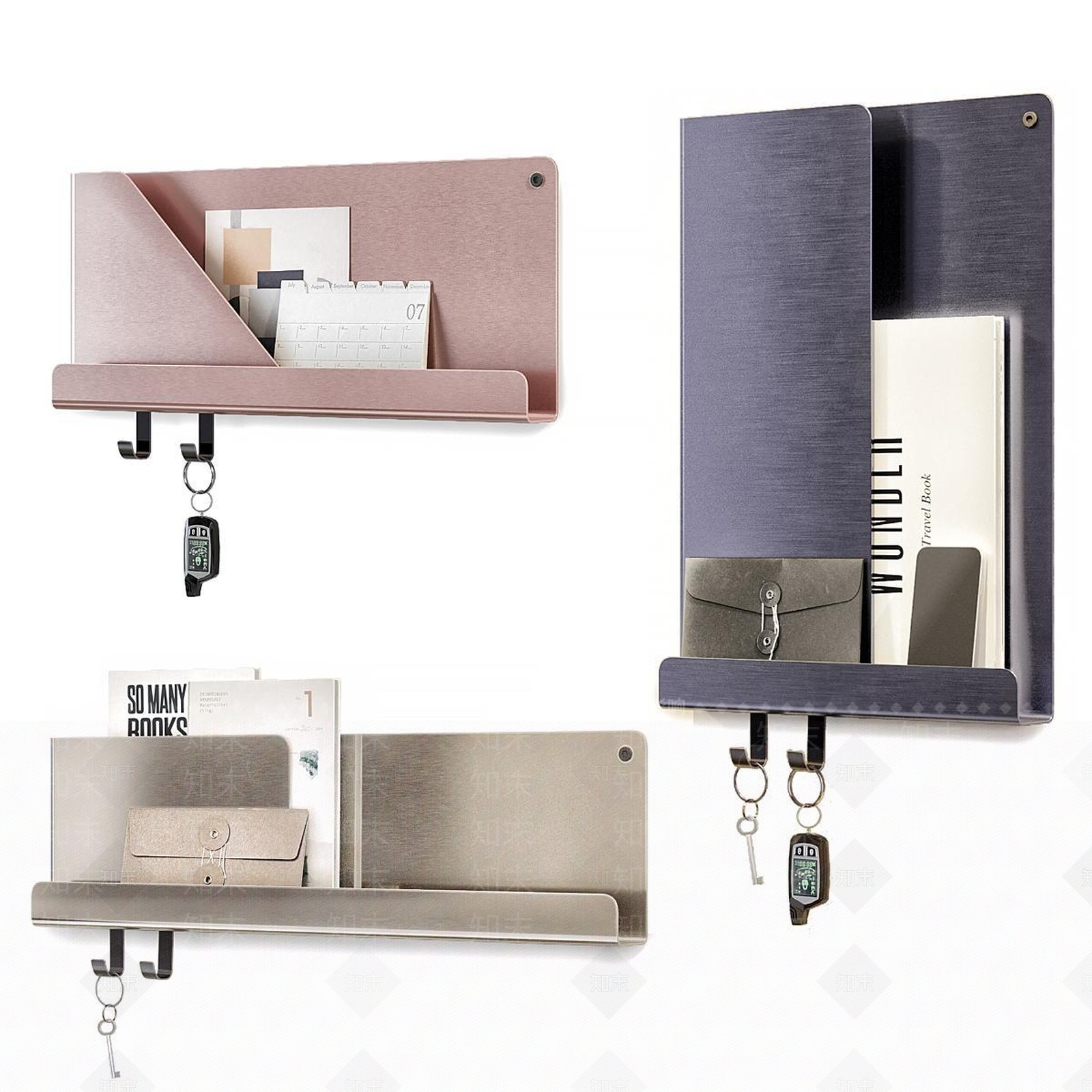 墙面文件夹3D模型下载【ID:1162341793】