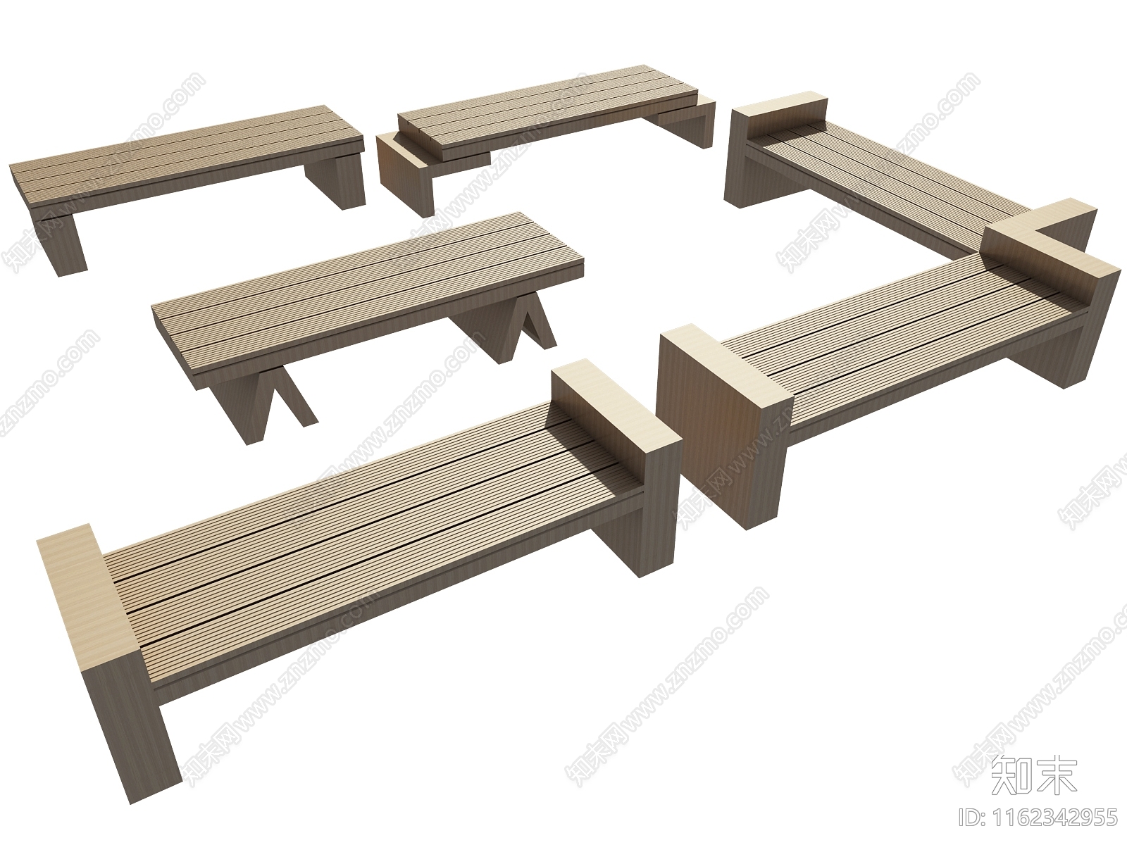 户外坐凳3D模型下载【ID:1162342955】