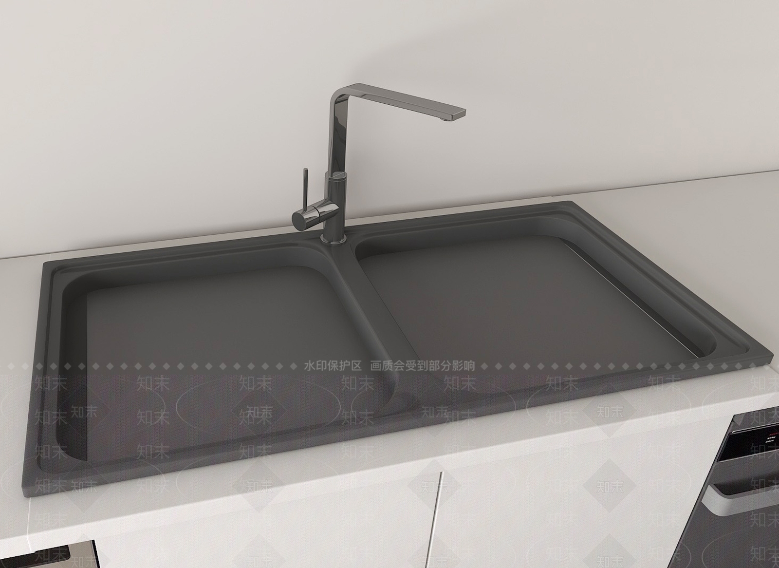 水槽3D模型下载【ID:1162347503】